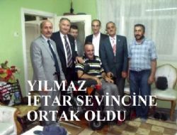 Yılmaz dua aldı